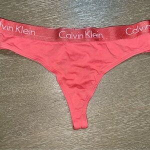 Calvin Klein Underwear Coral Thong Panties
